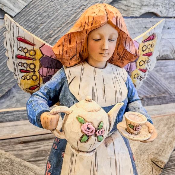 2002 Jim Shore Heartwood Creek, Angel of Hospitality, #108919, 7.5”H - Picture 4 of 9